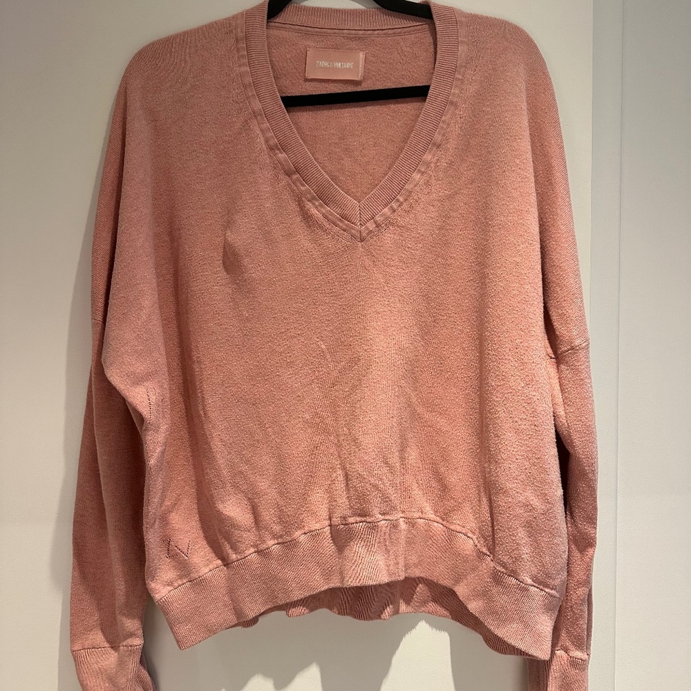 Oversized Zadig & Voltaire Vneck Sweater